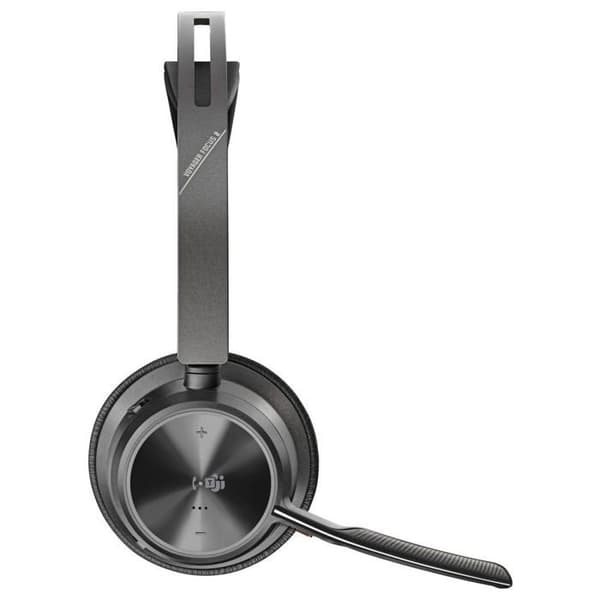 HP Poly Voyager Focus 2 Bluetooth Stereo över-ear headset svart med brusreducering dators headset