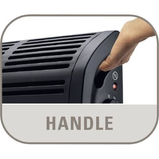 ROWENTA Convector Vectissimo - 2400 W - Svart