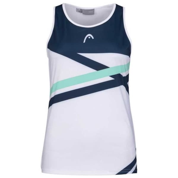 HEAD Tank Top W Perf för Herr - Vit - Regular Passform - Rundad Halsringning
