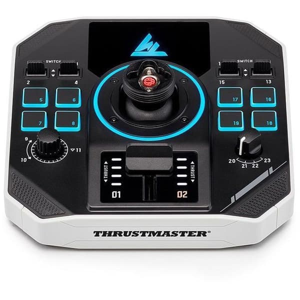 Joystick spatial - THRUSTMASTER - Sol-R 2 HOSAS Space Sim Duo - Ambidexter - 88 knappar - H.E.A.R.T. teknik 16 bitar