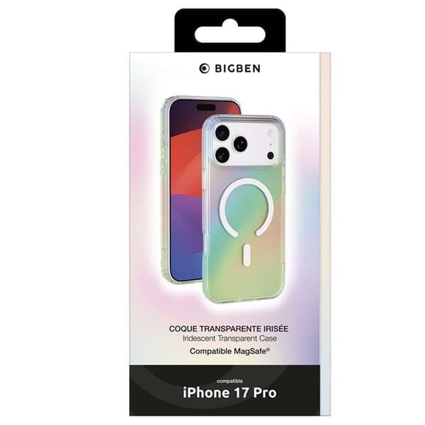 MagSafe-fodral - iPhone17 Pro - Semitransparent - Iriserande
