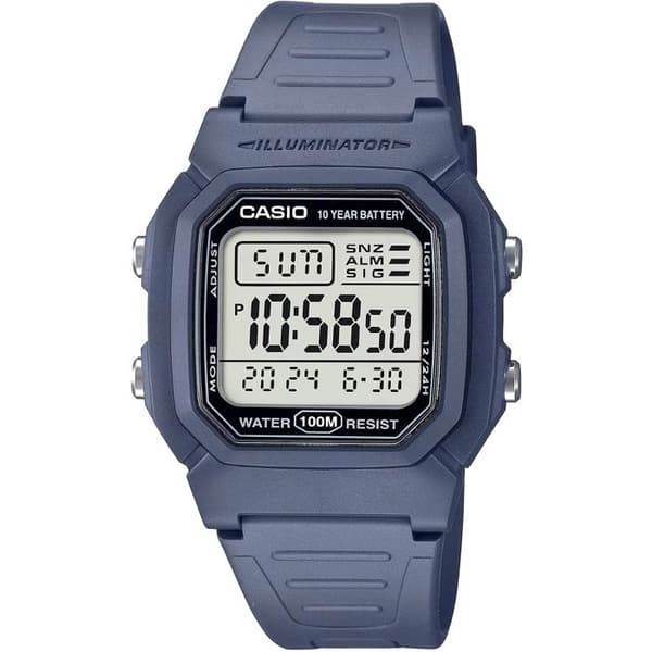 Herrklocka CASIO W-800H-2AVDF - Digital - Plast - Sport - Blå