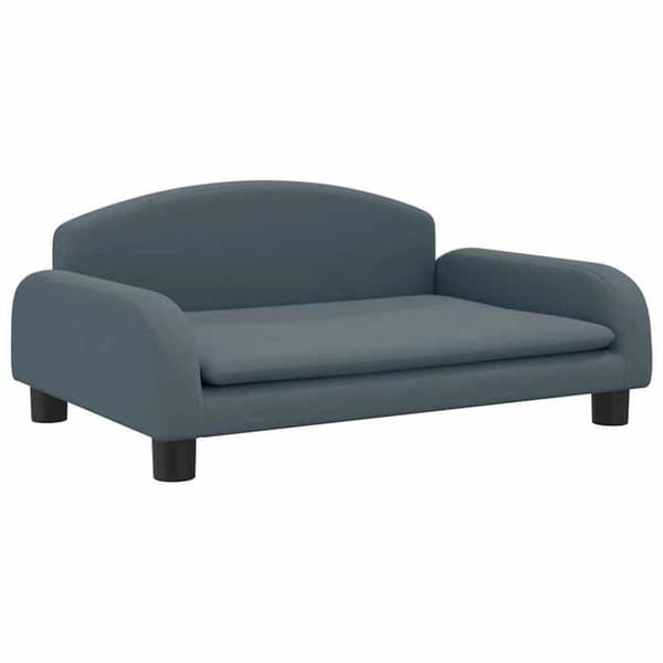 vidaXL Mörkgrå barnsoffa 70x45x30 cm tyg, mini soffa, mini soffa-stol, mini soffa för barn, soffa 3196359
