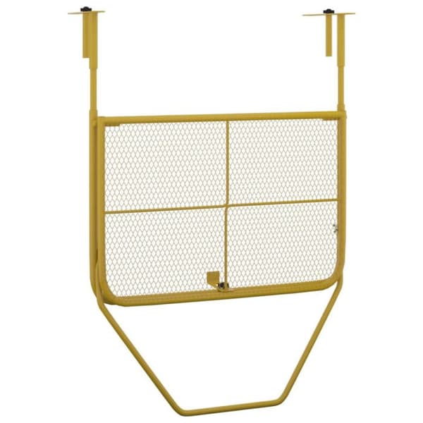 vidaXL Balkongbord Guld 60x40 cm Stål