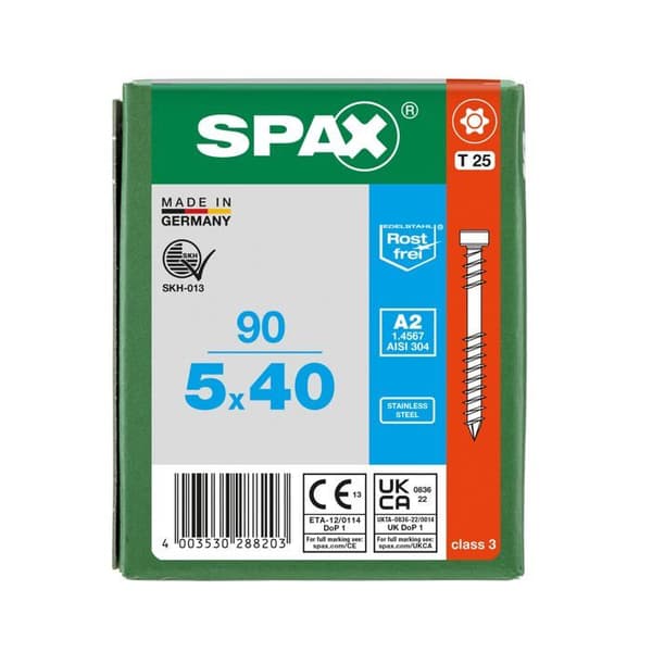 Spax fäste