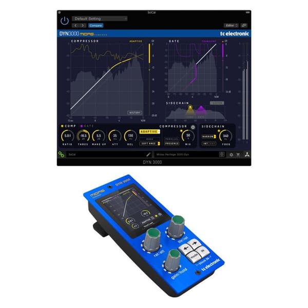 TC Electronic DYN 3000-DT Effektplugin-programvara