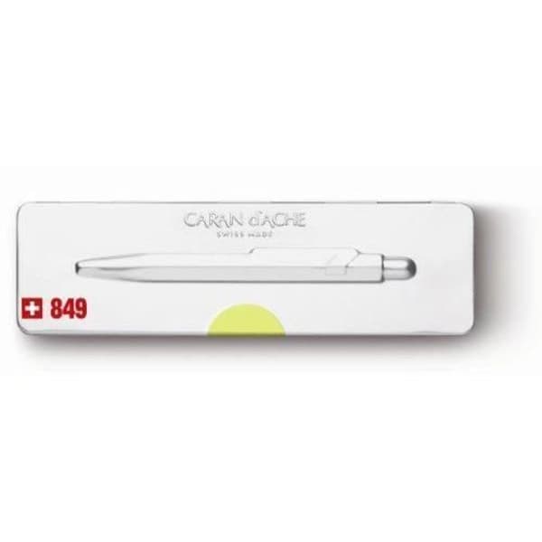 Caran d'Ache 849 kulpenna POP + fluorescerande gul låda