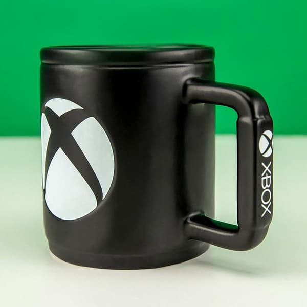 3D-kopp - Xbox - Keramik - 330 ml - Svart - Diskmaskinssäker