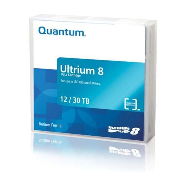 LTO Quantum datapatron - Kapacitet 12,80 TB (Native) / 32 TB (komprimerad) - Bandlängd 960 m