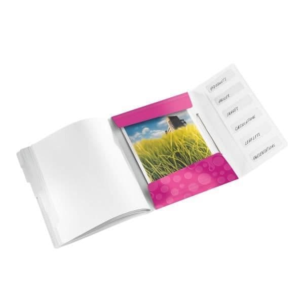 LEITZ Sorter 6 nycklar WOW Rosa