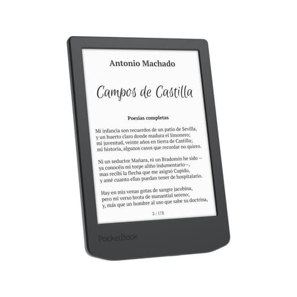 Ebok PocketBook Verse Lite 6" E Ink Carta 8GB Grå Touch WiFi USB-C