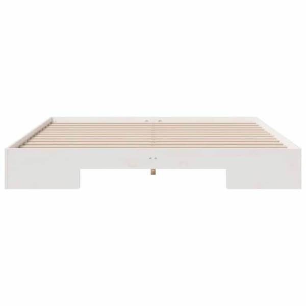 vidaXL Sängram Vit 180 x 200 cm 873020