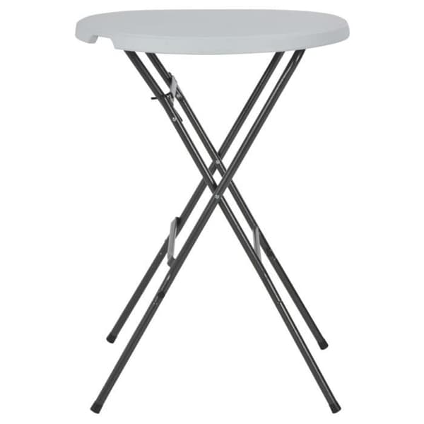 vidaXL Fällbart Barbord Vit 80 x 110 cm HDPE
