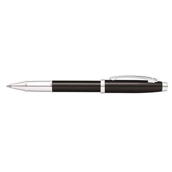 Pen Sheaffer 100 Black Lacquer - Förkromad - Rollerball