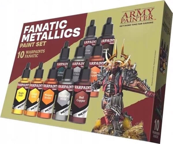 Målarfärg - ARMY PAINTER - Warpaints - Multicolor metallkit - Exceptionell metallfinish - Svart