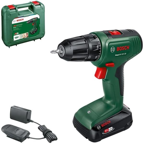 Batteridrill - Bosch - EasyDrill 18V-38 - 2 Ah - Batteri inkluderat - 18 V
