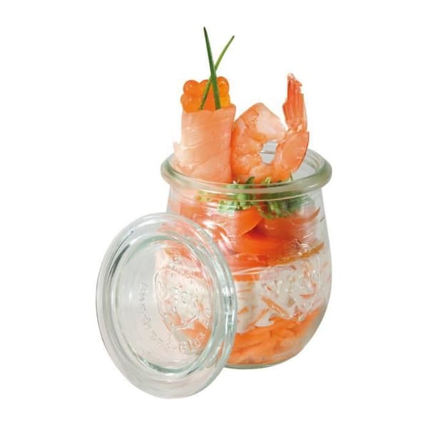 Glasburkar - APS - Weck - Set med 12 - 0,22 L - Ø 7 cm