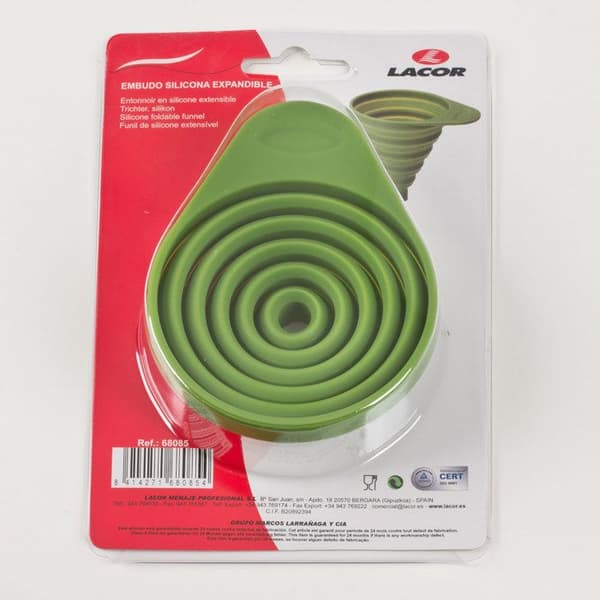 Fällbart silikonskålfunnel 8.5cm - Lacor