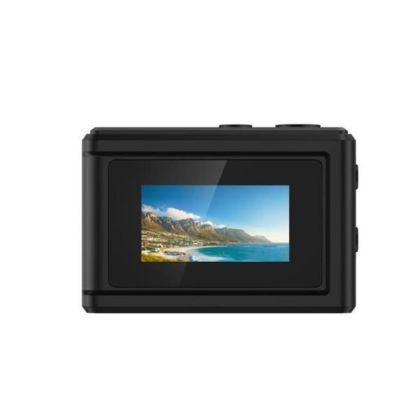 Action Cam - Bärbar svart - Stänksäker - 1080p - Litiumjonbatteri