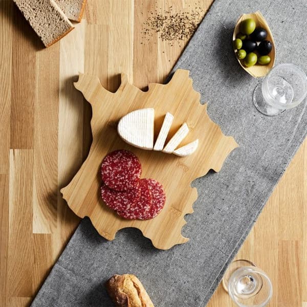 Skärbräda - COOK CONCEPT - Form Frankrike - Trä - Brun - Ostpresentation