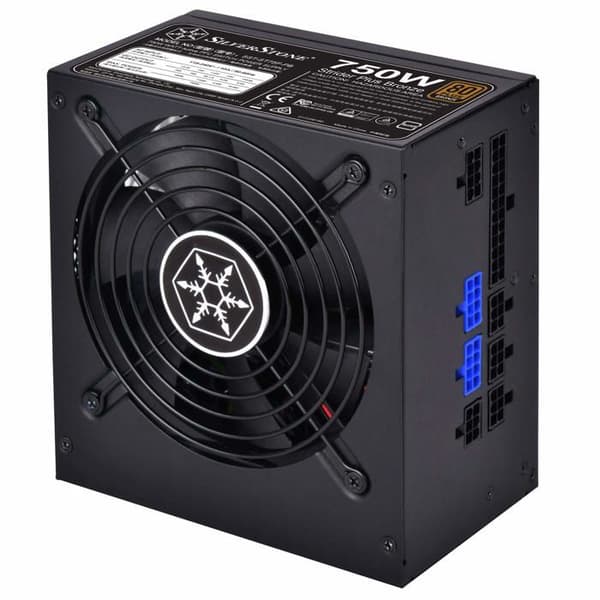 Strömförsörjning PC - SilverStone - SST-ST75F-PB - 750W - 80 Plus Bronze - Modulerad kablage