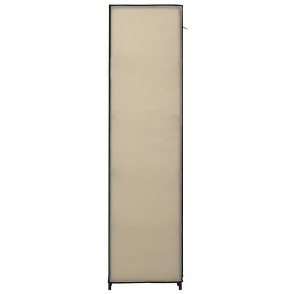 vidaXL Vikbar garderobscreme 110x45x175 cm Tyg