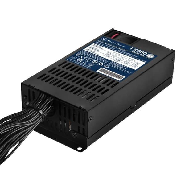 Nätaggregat - SILVERSTONE - FX600 Platinum - 600 W - Flex ATX - 80 PLUS Platinum