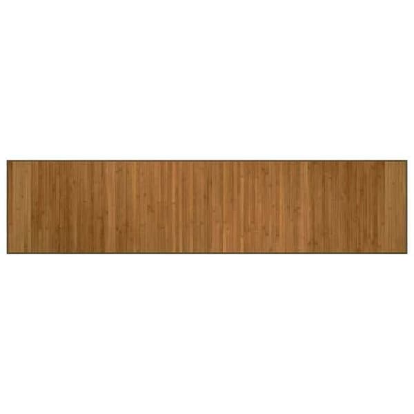 vidaXL Rektangulär matta brun 70x300 cm bambu 376878