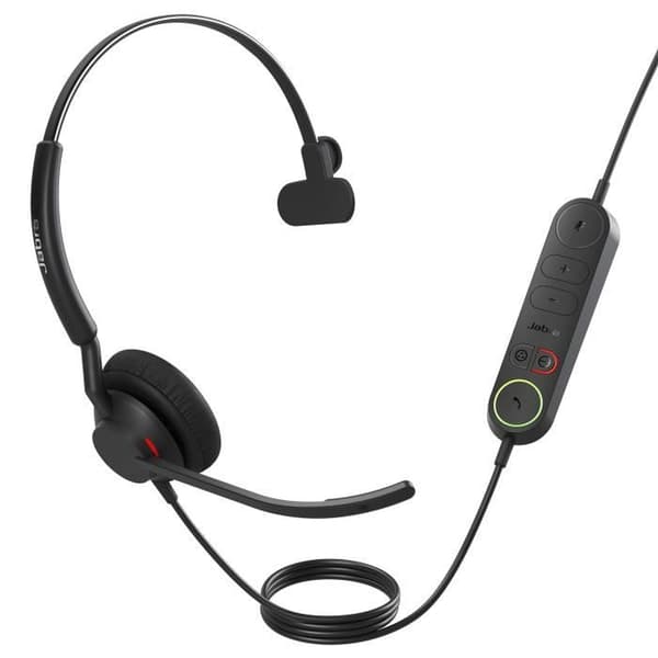 Microhörlurar - JABRA - Engage 40 Link - Trådlös - Brusreducering - 2 mikrofoner
