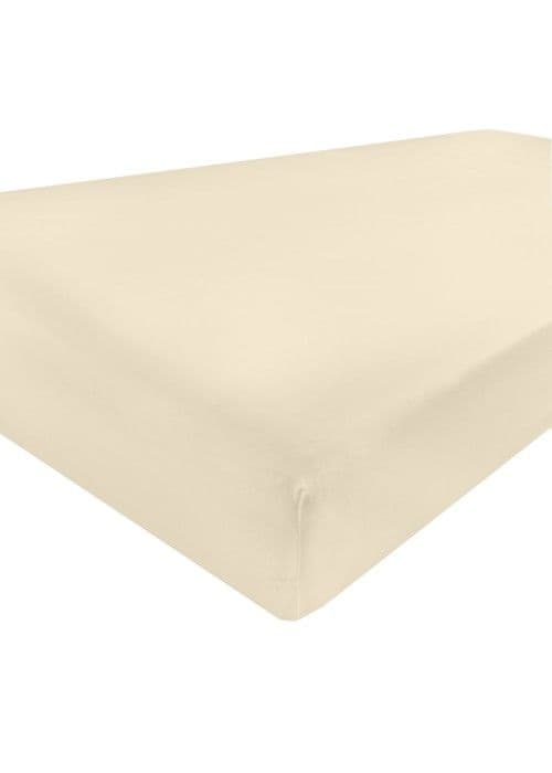 Satinpåslakan 120x200x25, écru_02, MATEX