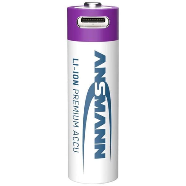 Ansmann Batteri USB-C® Li-Ion 2000 mAh 1.5 V 4 st.