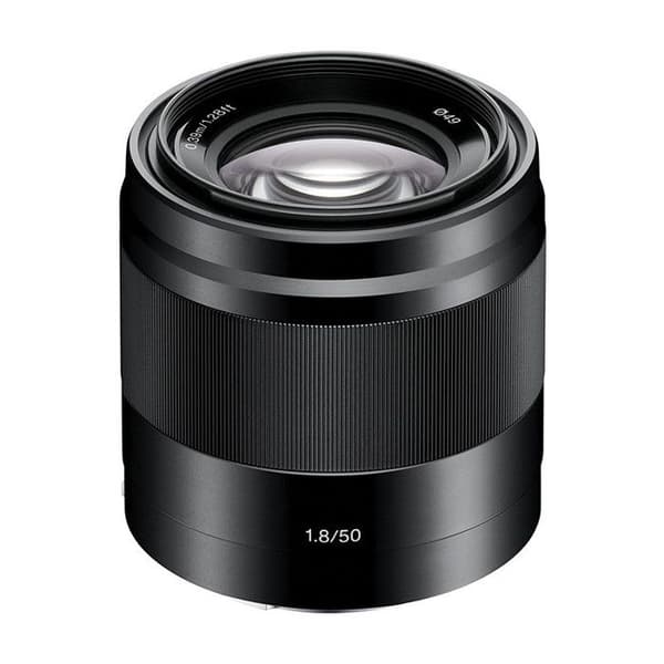 SONY Objektiv SEL E 50mm f/1.8 OSS Svart