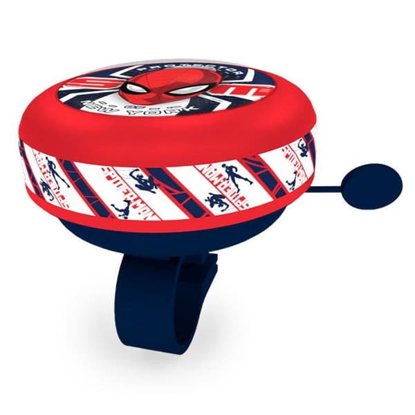 Spiderman röd cykelklocka 55 mm - SJU - för barn