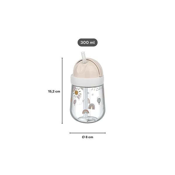 Mio 300 ml Little Farm lära-kopp med sugrör