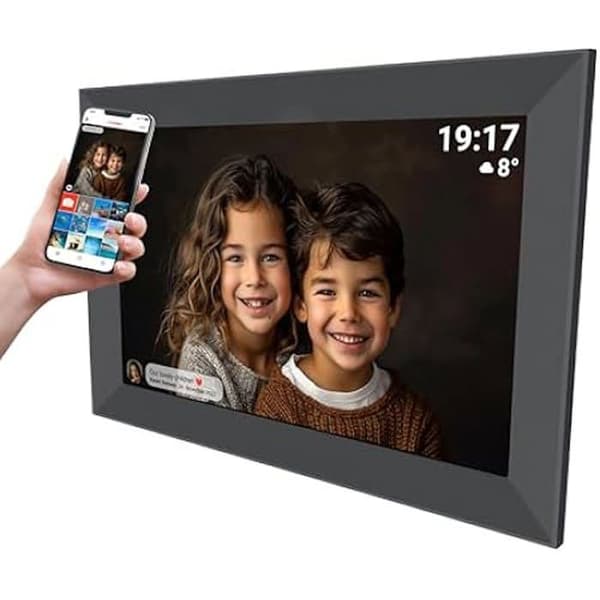 Digital Fotoram - Denver - PFF-1012B - 10" IPS HD Pekskärm - Wi-Fi - Frameo Programvara