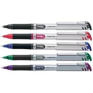 Pentel rullbollspenna energel flytande bl…
