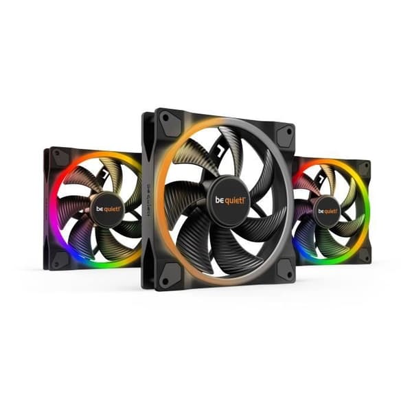 Ventilator - be quiet! - Light Wings ARGB PWM - 140mm - Tyst - 1500 varv/min