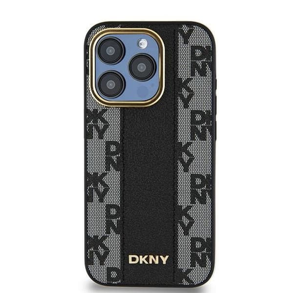 Mobilskal - DKNY - iPhone 15 Pro - Svart - Hög kvalitet - Elegant