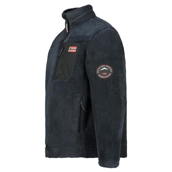 Marineblå Fleecejacka Herr Geographical Norway Ureversible
