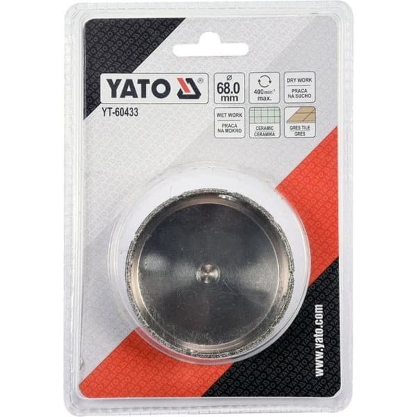 Foret YATO 68 mm YT-60433 för skiffer