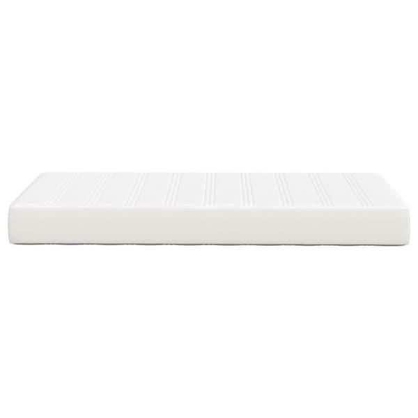 Fjädermadrass Cream Medium 90x200x20 cm Tyg