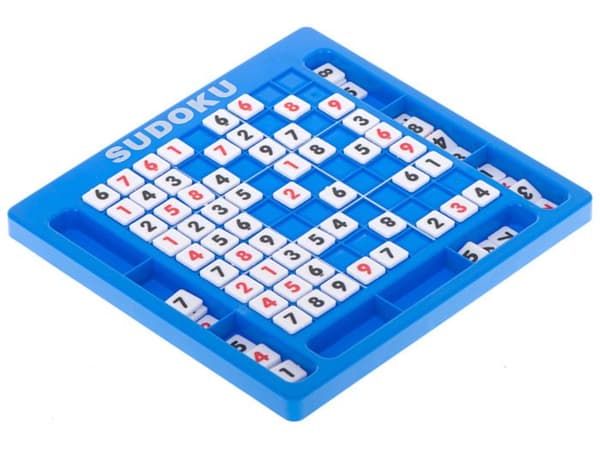Logiskt Sudoku-spel med siffror