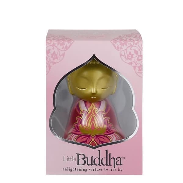 Buddhafigur 9cm Little Buddha - Låt aldrig sakerna ENGELSK VERSION