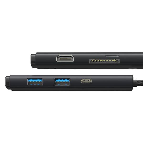 HUB USB Typ C - BASEUS - Lite Serien - 5 portar - Multifunktionell - HDMI 1.4