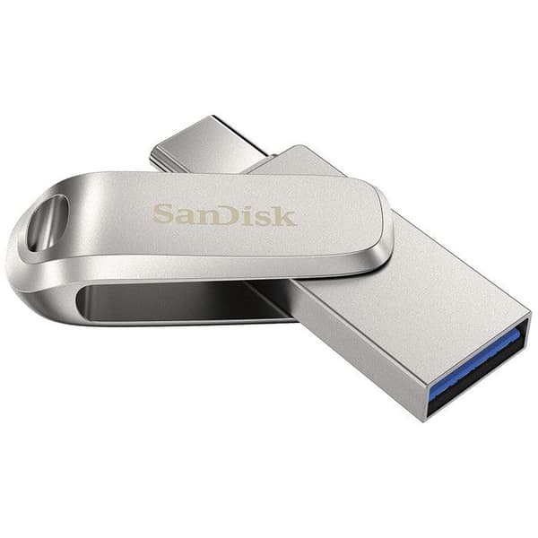 USB-minne - SANDISK - Ultra Dual Drive Luxe - 128 Go - 150 Mo/s - USB-C / micro USB
