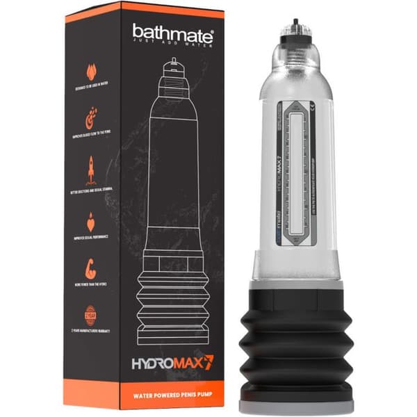 Penispump - Bathmate - Hydromax7 - Transparent - Bekväm - Långvariga vinster