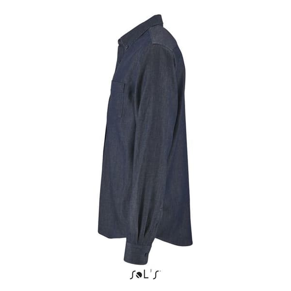 Skjorta Sol's Barry - rå denim