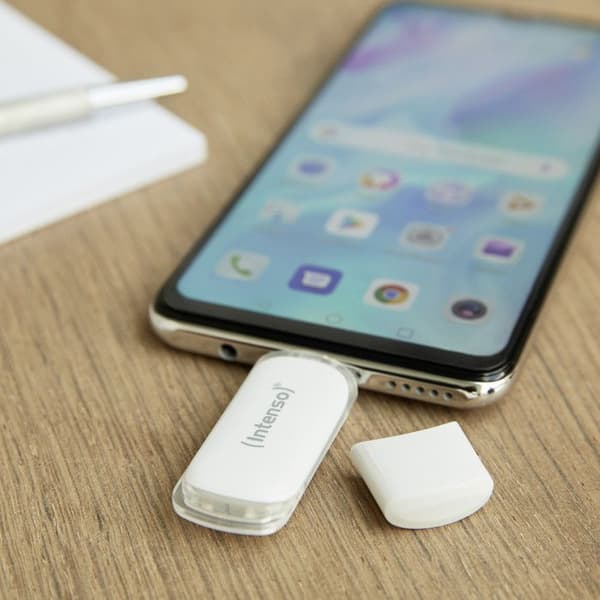 Intenso Flash Line USB-minne vit 128 GB USB-C®