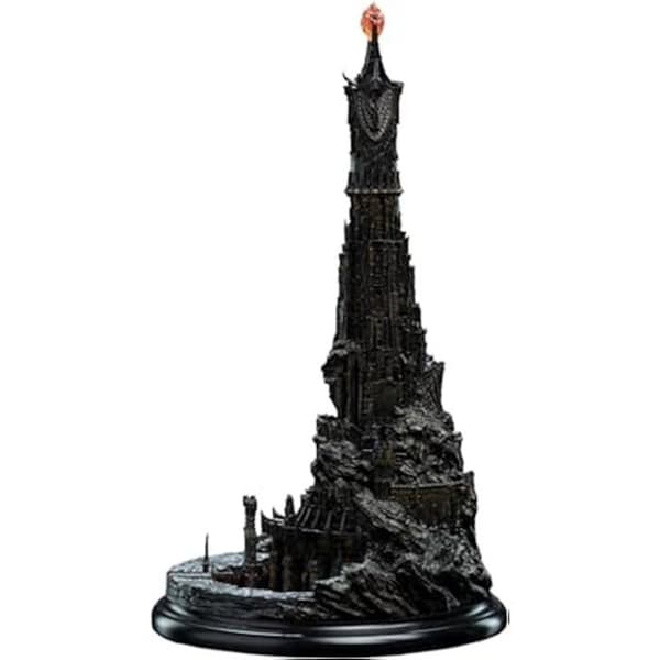 Statuett - WETA WORKSHOP - Barad-Dur - 19 cm - Svart - Inomhus