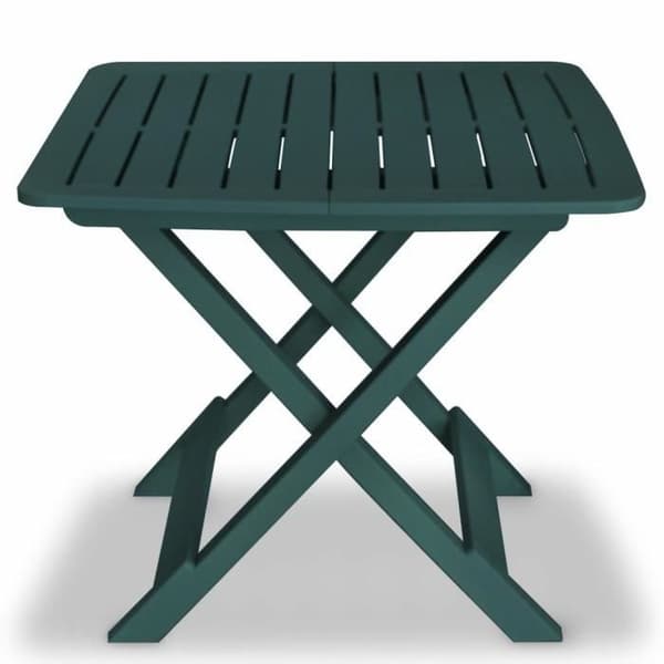 Bistro-set - vidaXL - 3 delar - Plast - Grön - Väderbeständig